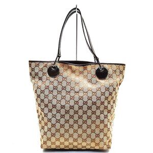 Gucci Brown Eclipse Tote Guccissima Print Tom Ford era